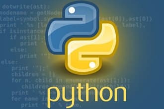 do any python programming task and design your algorithms