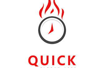 make modern clock and watch logo for your brand