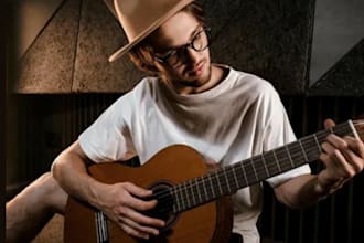 be your male singer songwriter in english and in french
