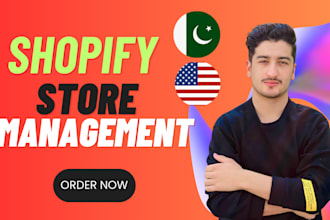 be your shopify virtual assistant for store management