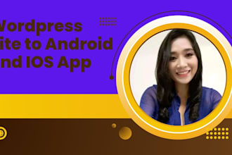 convert wordpress site to android and IOS app using webview