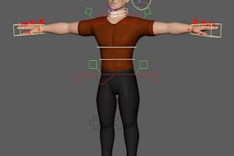 create professional 3d character rigging for animation and games