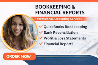 prepare profit and loss statement, balance sheet and financial reports
