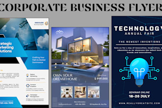 design a corporate flyer for your events, occasions, sports