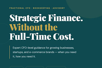 provide cfo advisory services for your medspa business