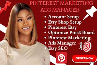 be pinterest marketing ads manager for etsy SEO shopify shop setup pins or board