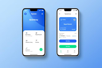 develop fintech app, payment app, wallet app, loan app, bank app, finance app,