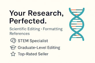elevate your research with expert scientific writing and editing