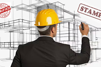 review and stamp as a licensed civil and structural engineer oregon, ohio usa