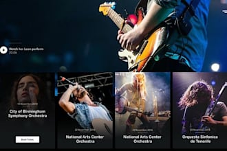build a music and dj website