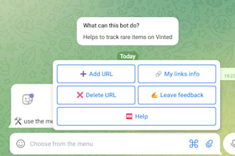 create a vinted bot 0 delays for web and discord