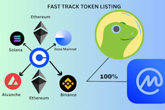 fast track list your token on cmc, cg and other top exchange platforms