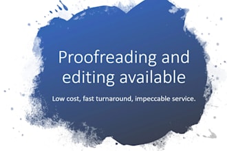 edit and proofread your dissertation in correct apa, mla, and mla format