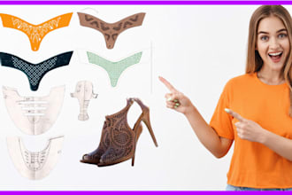 do shoes cutting pattern design for laser cutting complete solution