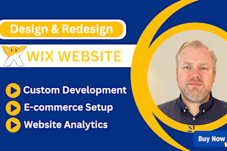 develop custom wix booking website or redesign wix consultation website design