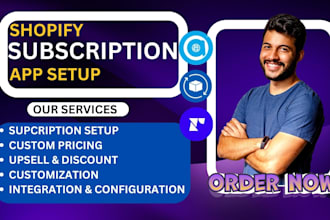 setup shopify appstle recharge recurpay subi loop bold seal subscription app
