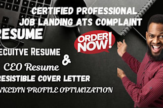 write and edit an executive and CEO resume