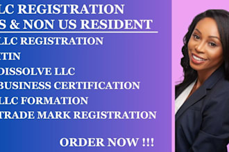 do llc registration for US and non US residents, dissolve and reinstate llc