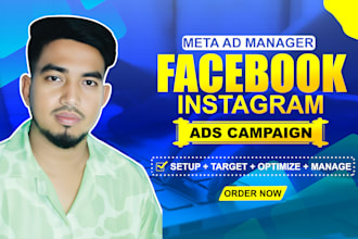 setup facebook and instagram ads campaign, fb advertising, fb marketing