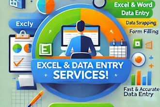 provide data entry, formating, pdf scraping services