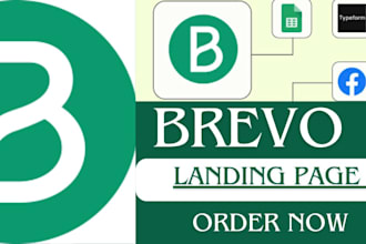design landing page using brevo