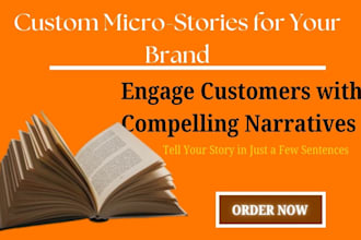 create a custom micro story for your brand or product that captivates customers