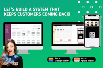 build 1 website with loyalty, SMS on automated  solutions