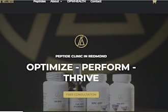 responsive nutraceutical website, peptides sarms nootropic fdi supplement store