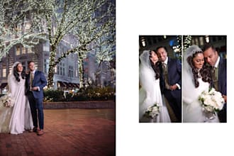 design a stunning, emotional wedding album that tells your love story