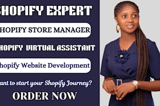 shopify store manager shopify virtual assistant amazon dropshipping shopify help