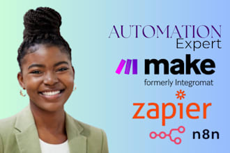 setup make com automation zapier zaps made com n8n API ai agents
