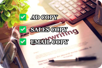 write persuasive ad copy, sales copy, and email copy that converts