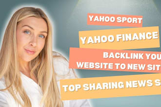 reach billions of readers our team will post ur content on yahoo sports, finance