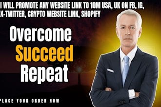 promote shopify website, website link 10m USA, UK on ig, fb, x, crypto, any link