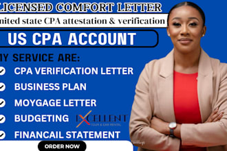 provide cpa comfort letter income verification mortgage self cpa marketing