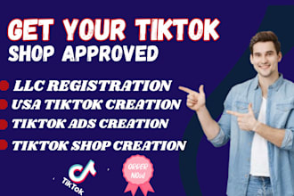create USA tiktok shop setup tik tok shop tik tok shop business representative