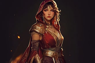 draw dnd art, creature, fantasy character, and dnd art