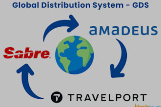 integrate build gds api for hotel flight travel booking website, gds integration