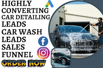 generate car detailing leads auto detailing lead car wash leads car repair leads