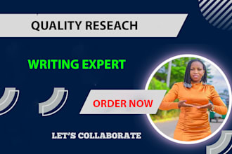 do research and summary writing, literature, review, case study, reports writing
