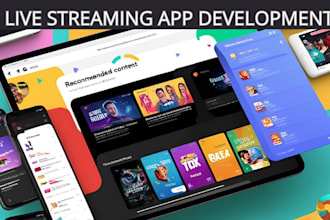 build functional live streaming app live streaming website video streaming app