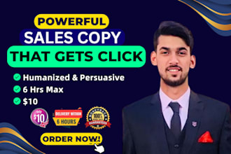 sales copywriting expert for SEO sales pages, landing pages, funnels