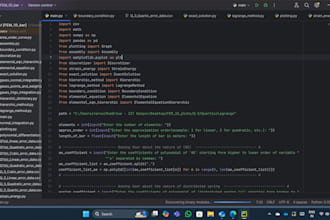 do custom python and matlab programming and scripting