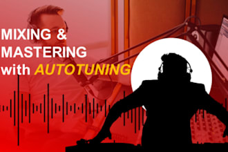 mix and master your rap song to that 2 track beat