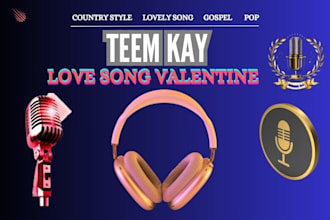 produce a lovely valentine romantic song as a female vocalist