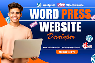 design a custom wordpress woocommerce website, wordpress speed optimization
