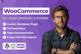 solve wordpress bugs, fix woocommerce errors, improve functionality