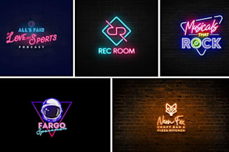design 3 neon logo in just 13 hours