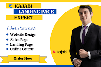 do kajabi website design, kajabi landing page, kajabi online course