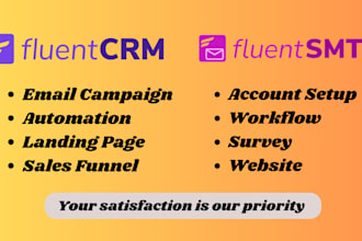 be your fluent CRM, fluent smtp wordpress email marketing expert